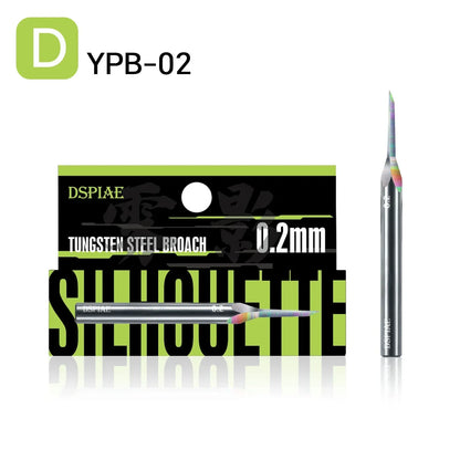 DSPIAE PT-TH Push Knife Handle YPB-0.1mm~1.5mm Drill Bits Model Engraving Tool for Assembly Model Building Tools DIY Accessories