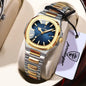 POEDAGAR Fashion Square Watches For Woman Waterproof Luminous Date Ladies Watch Stainless Steel Luxury Quartz Women's Wristwatch
