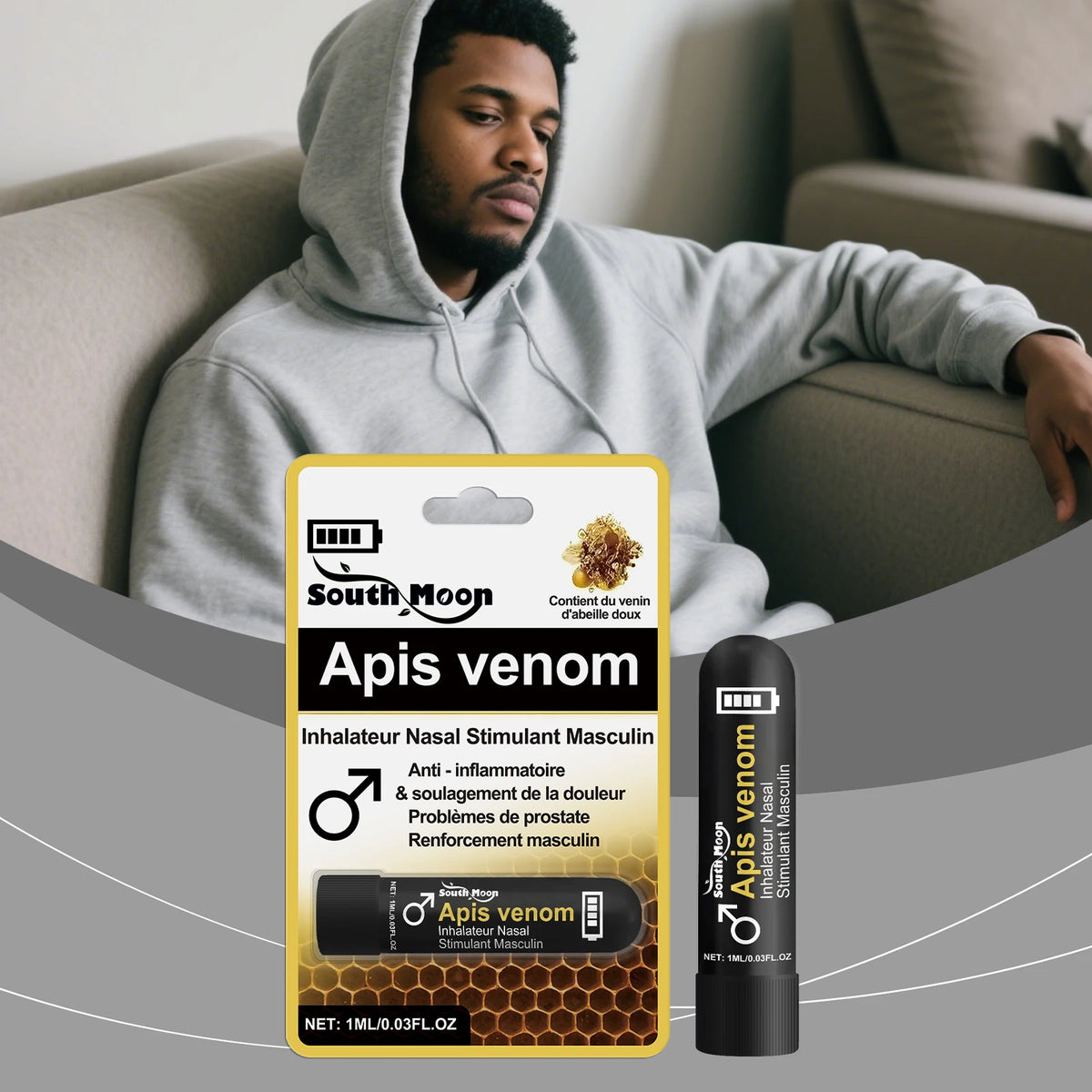Men's Gentle Care Nasal Inhaler - Daily Comfort & Soothing Relief Stick