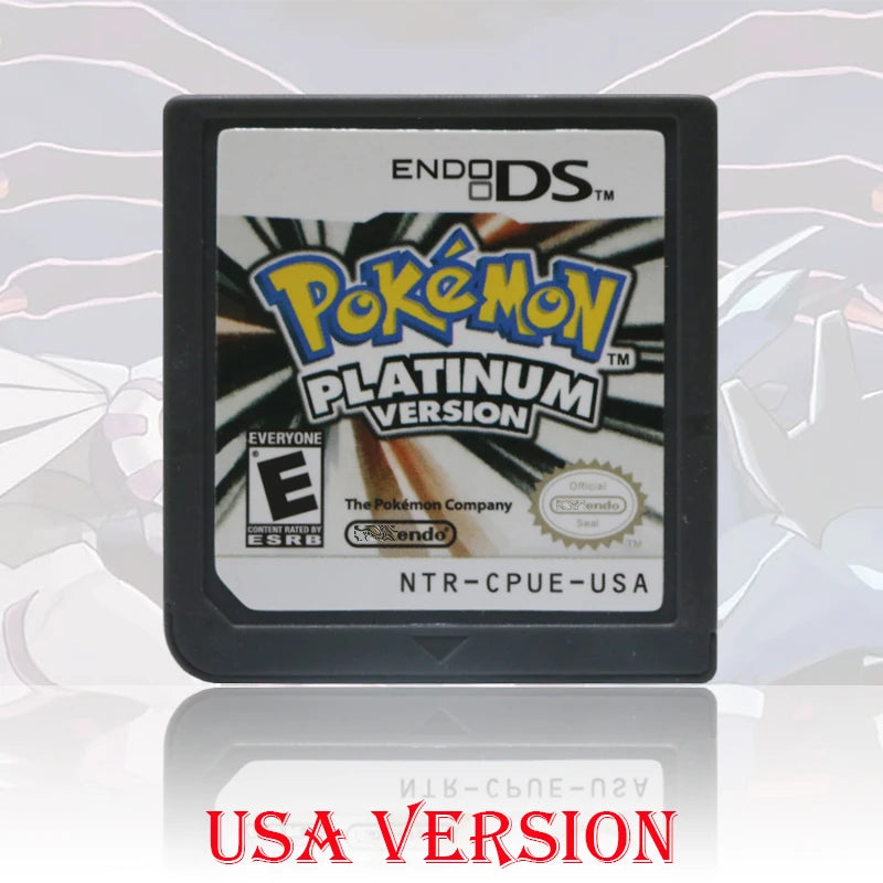 NOE/ESP/ITA/FRA/USA/EUR/AUS Version Pokemon HeartGold SoulSilver Platinum Diamond PearlVideo Game Card For DS 2DS 3DS Console
