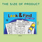 Gra w Szukanie Przedmiotów dla Dzieci, Rozwija Percepcję Wzrokową, Zabawna Kolorowanka, Koncentracja i Uwaga, Zeszyt do Ćwiczeń Pisania