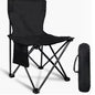 Folding Camping Chair with Armrests, Portable Outdoor Lawn Chair with Detachable Headrest Lightweight Fishing Chair for Picnic