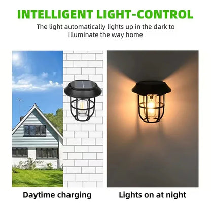 3IN1 Outdoor Solar Camping Wall Lamps Lawn Lamps Floor Lamp LED Induction Lamps Garden Landscape Lamps Decorative Tungsten Lamp