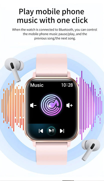 LIGE Women Smart Watch I68 Waterproof Bluetooth Call Watch for Women Smartwatch Ladies Sport Fitness Tracker Watches Men Watch
