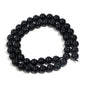 1 Strand Natural Stone Black Onyx Agate Round Loose Beads 2-20MM Pick Size For Crafts Making DIY Sewing clothing Accessories