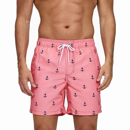 Escatch 2026 Summer New Mens Shorts Polyester Quick Dry Board Mesh Liner Side Pockets Run Gym Swimsuit Surf Swim Trunks For Man