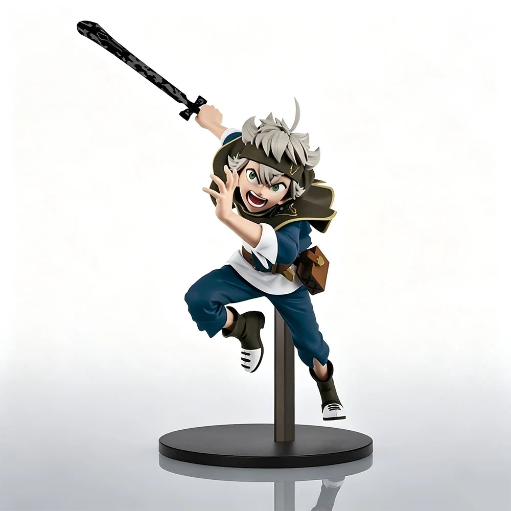 16cm Asta Black Clover Figure Anime Action Figure Scale Figure Collection Model Birthday Gift Doll Toy PVC Standing Posture
