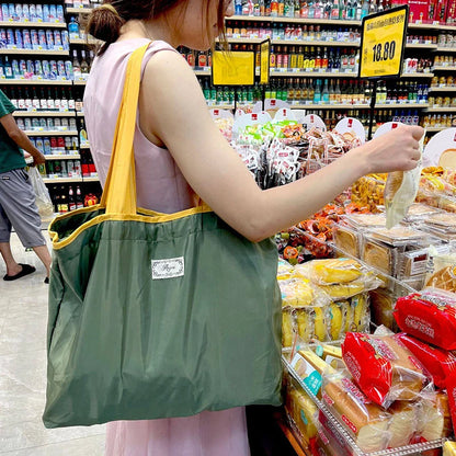New Sale Foldable Shoulder Bag,Fashion Waterproof & Large Capacity Shopping Tote,Portable Storage Bag for Daily Use