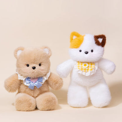 Creative Run Fast Series Plush Toys Cartoon Stuffed Animal Soft Cute West Highland calf Babys Appease Doll Pendat for Kid Gifts