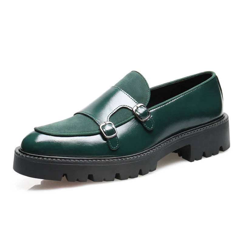 DIMANYU Men's Loafers Pointed Toe 2026 New Autumn British Style Slip-On Casual Thick-Soled Large Size Moccasins