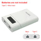 4x18650 DIY Power Bank Case Portable 18650 Battery Charger Storage Box Digital Display Fast Charging Mobile Power Box For Phone