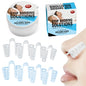 Anti Snoring Sleep Nose Clip Snore Stop Aid Nasal Dilators Device Congestion Aid No Strips Cones Sleeping Aid Device