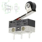 20/100/1000Pcs 3Pin Micro Limit Switch SPDT Momentary Push Button Switch 1A/125V Mouse Switch with Handle Roller