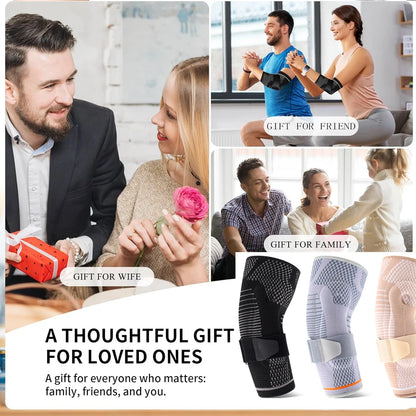 1PCS Elbow Brace - Tennis Compression Sleeve - Wrap for Golfers,Left or Right Arm - Tendonitis Support Strap for Golf,Men Women