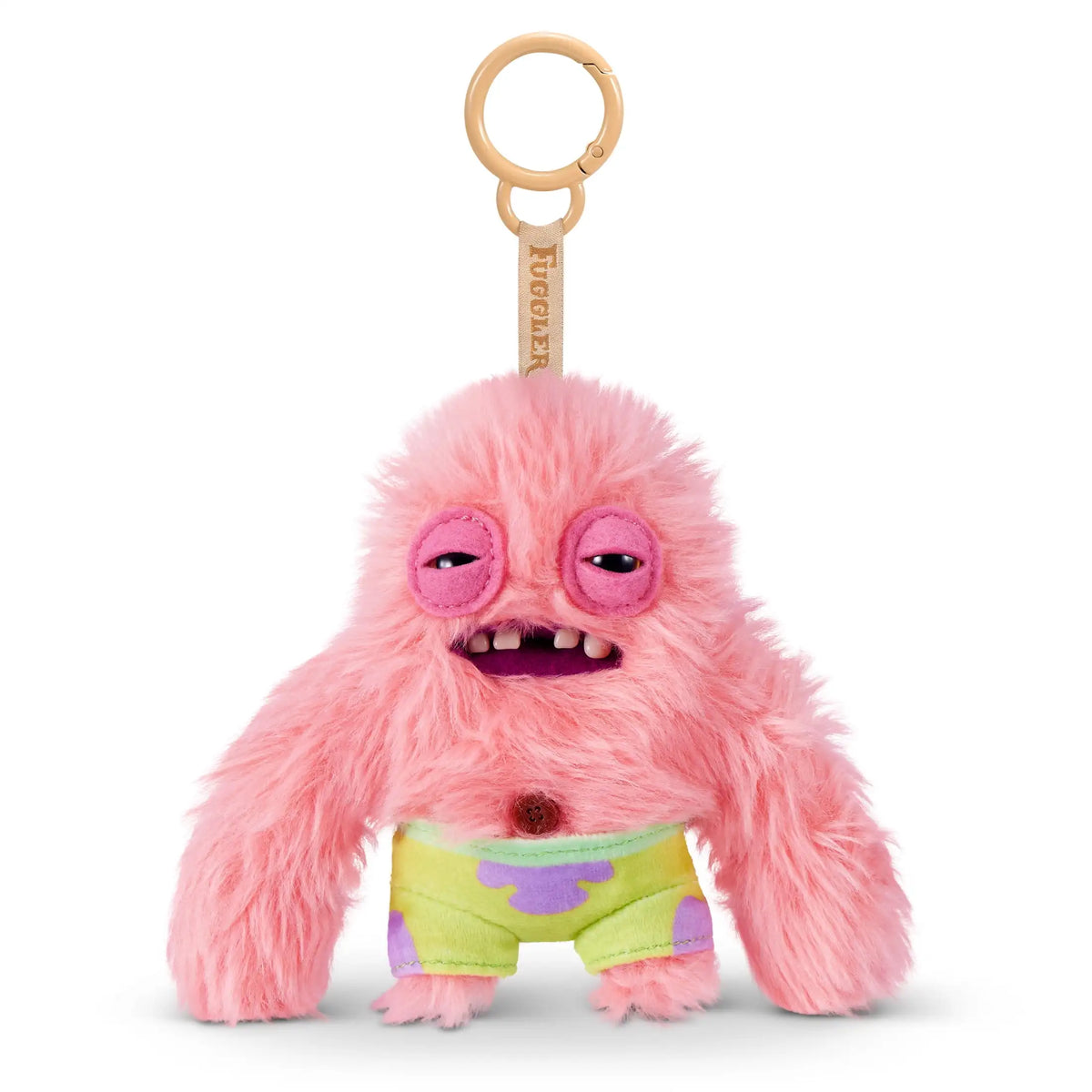 Fuggler Alley Cats Care-Bears Fugg Plush Toys Nuggets Keychain Funny Ugly Tooth Monster Bag Charm Dolls Backpack Decor Bagged