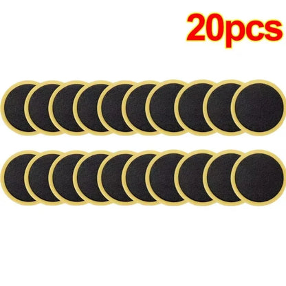 30 20 10PCS Bicycle Glue Free Tire Patches Tool Quick Repairing Tyre Protection Patch Adhesive Quick Drying Bike Accessories