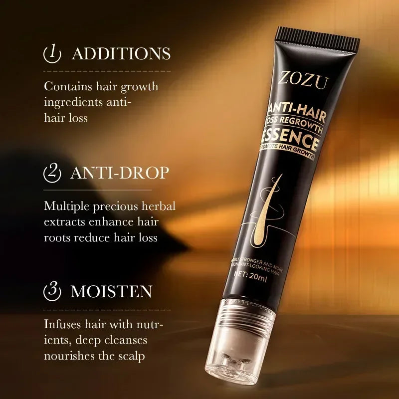 Biotin fast Hair Growth oil Products Care Scalp Massage Treatments Anti Hair Loss Effective Grow Thicker Hair serum for men