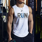 2026 Summer New Fashionable Printed Sleeveless T-shirt for Men's Sports Training Basketball Tank Top Loose Quick Drying