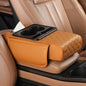 Car Armrest Box Multifunctional Thicken Height Pad Arm Rest Cushion with Pocket Tissue Cup Holder PU Elbow Support Height Pad