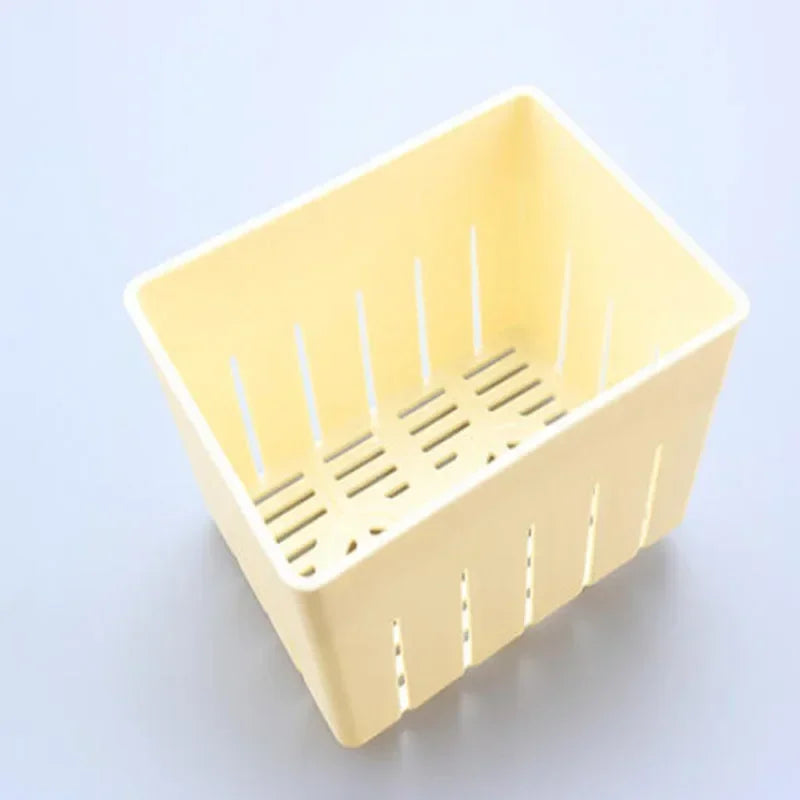 DIY Plastic Tofu Press Mould Homemade Tofu Mold Soybean Curd Tofu Making Mold With Cheese Cloth Kitchen Cooking Tool Set