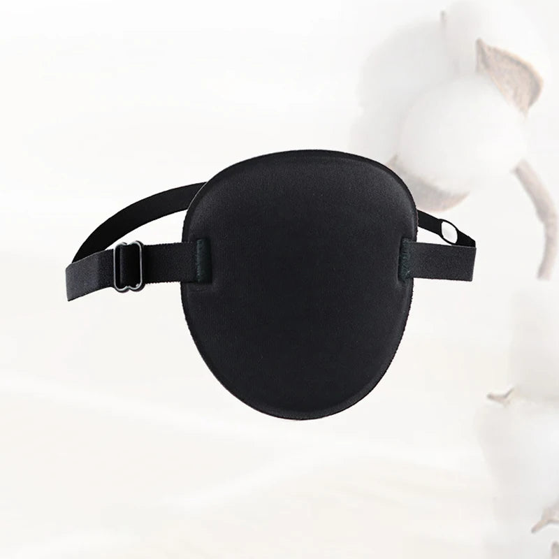 Single Eye Patch Adjustable 3D Foam Groove Breathable Eyeshade Eyes Medical Use Concave Strabismus Amblyopia Training Eye Mask
