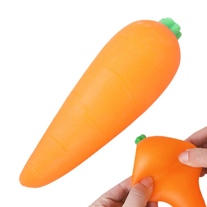 Carrot Vegetable Stress Toy Sensory Toys Squishy Stress Reliefing Pinch Toy Fidget Decompression Sensory Toy for  Adult Gift
