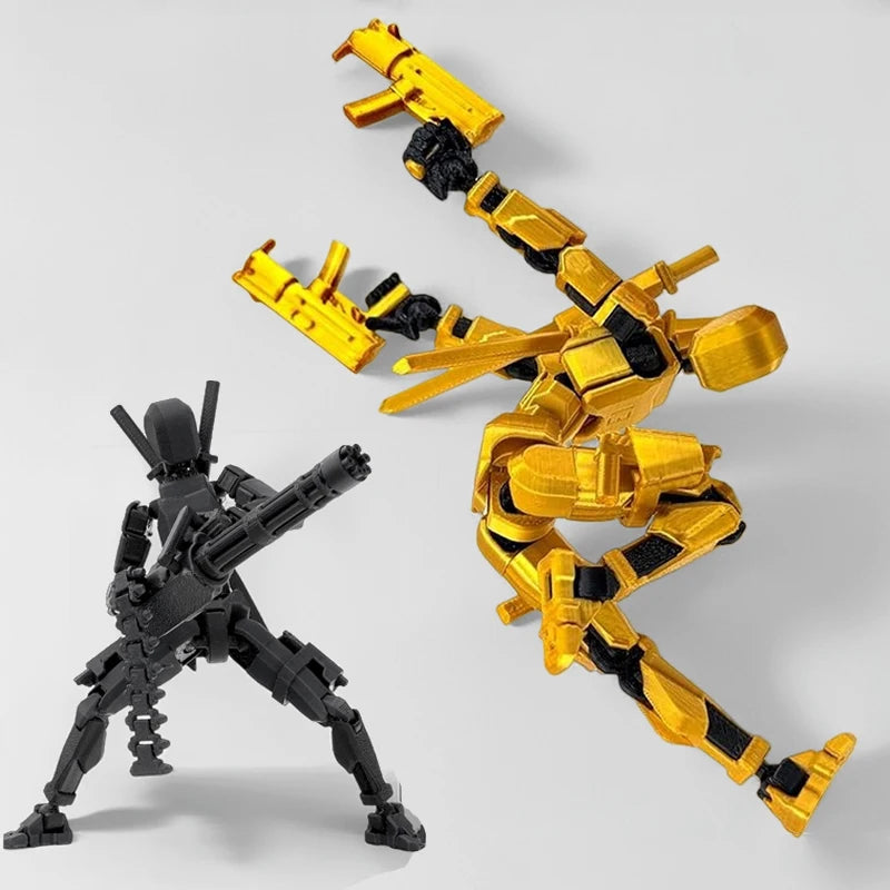 T13 Titan 13 Action Figure Set Robot Action Figure 3D Printed Robo 13 Action Fidget Toys For Collectors Desktop Decorations