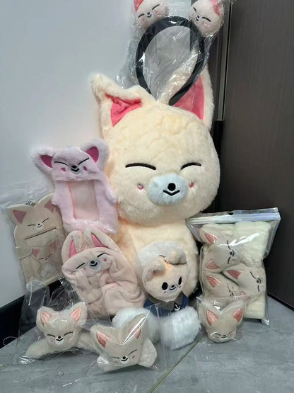 50cm Kpop Skzoo Plush Toy Wolfchan Kawaii Cartoon Stuffed Animal Plushie Doll Large Size Kids Babies Sleeping Pillow Gift 2025