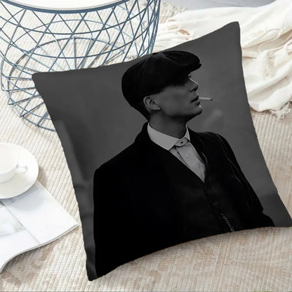 TV Series Pillow Covers Cartoon Sofa Decorative Home Double-sided Printing Short Plush Cute Cushion P-Peaky B-Blinders Cover