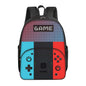 Casual Commute Games Console Circular Front Pocket Backpack For Boys/Girls Best Gifts 2D Flat Cartoon School Bag For Children