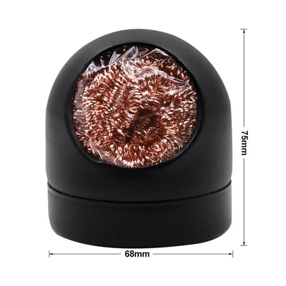 Soldering Iron Tip Cleaner Desoldering Cleaning Ball Tin Remover Soldering Iron Mesh Filter Welding Metal Wire Stand Steel Ball