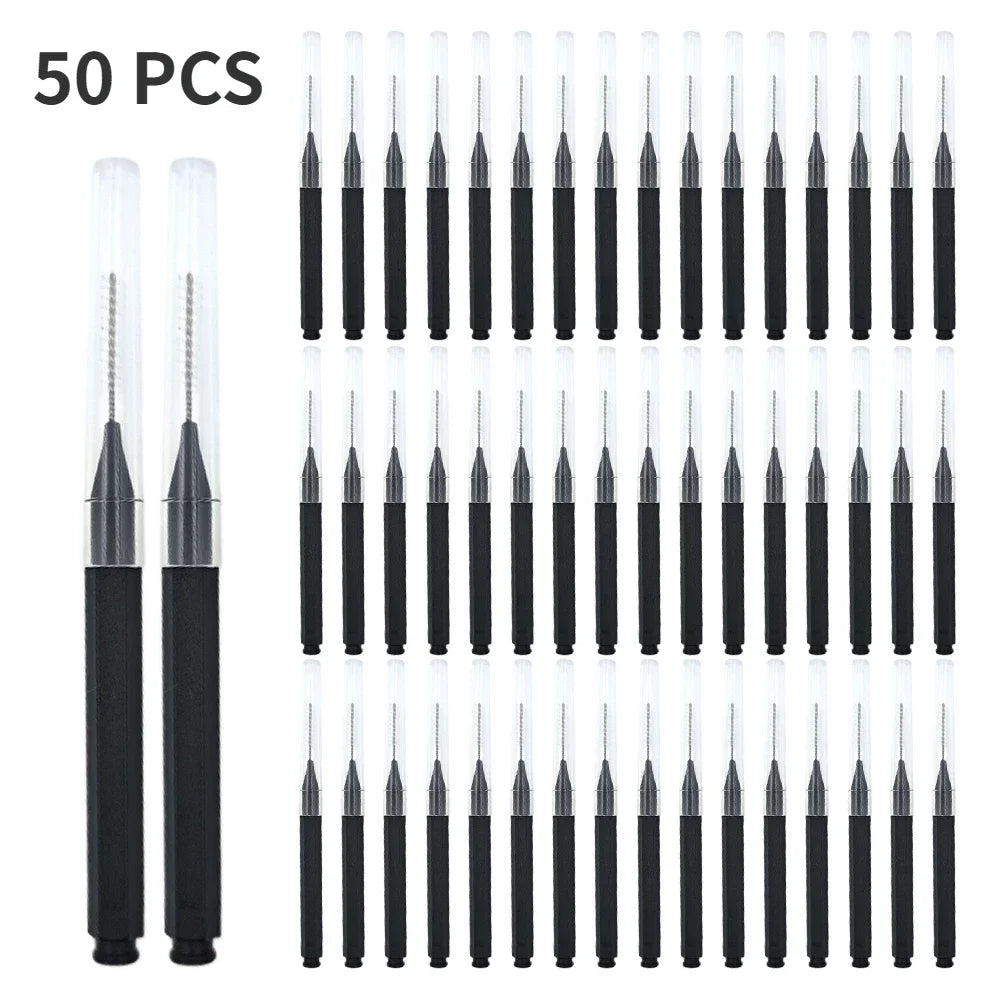 20/50PS Portable Mini Eyebrow Brushes Disposable Eyelash Brow Lifting Brush Applicators Lash Extension Comb Beauty Makeup Tools