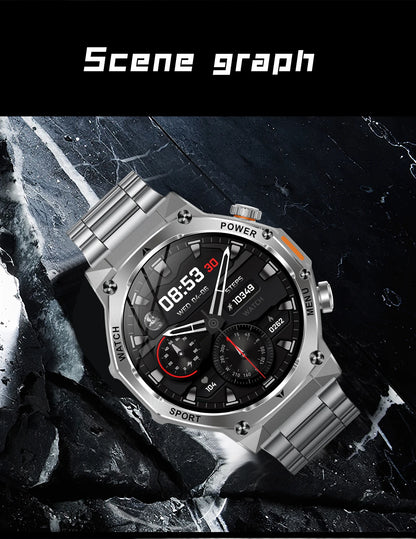 LIGE Nowy Smartwatch Męski 800 mAh Ultra Długa Żywotność Baterii Wodoodporny Zegarek Sportowy Outdoor Połączenia Bluetooth Wojskowy Smartwatch 2025