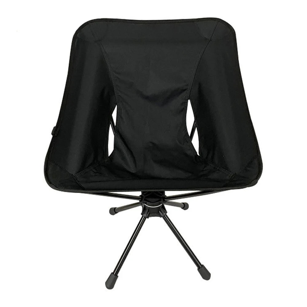 Outdoor Folding Chairs Rotatable Swivel Chair for Camping Lightweight Beach Fishing Chairs with Carry Bag for Picnic Hiking