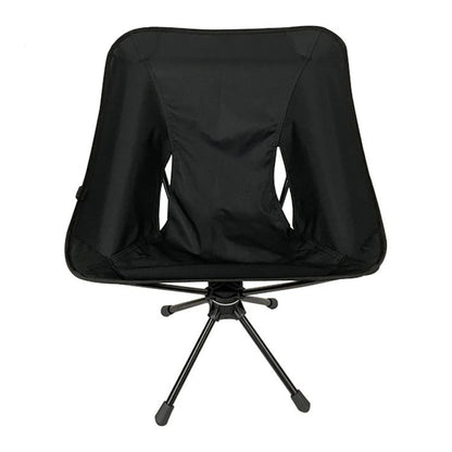 Outdoor Folding Chairs Rotatable Swivel Chair for Camping Lightweight Beach Fishing Chairs with Carry Bag for Picnic Hiking