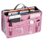 Multifunctional Bi-fold Storage Bag Large Capacity Makeup Bag with Mesh Grid Travel Storage Bag Mommy Bag Multi Pocket Cosmetic