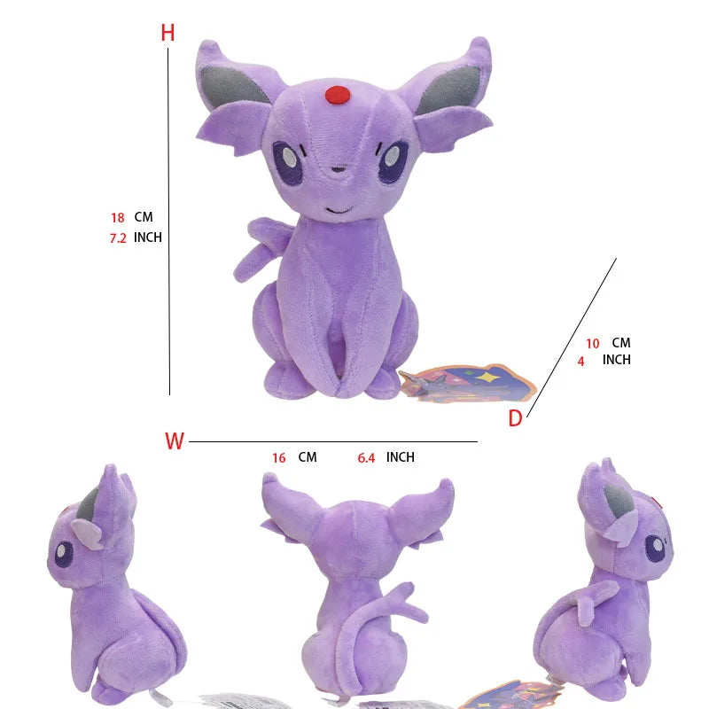 Pokemon Fit Pulsh Toys Gengar Caterpie Butterfree Litwick Lucario Mewtwo Gallade Haxorus Mew Furret Cute Stuffed Peluche Doll