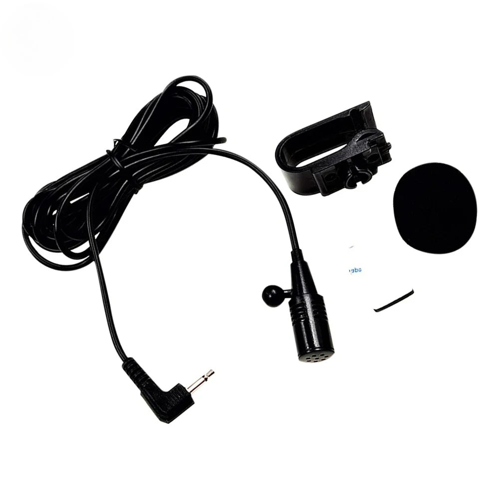 Professionals Car Audio Microphone 2.5mm Clip Jack Plug Mic Stereo Mini Wired External Microphone 2 Pole Mono For Auto DVD Radio