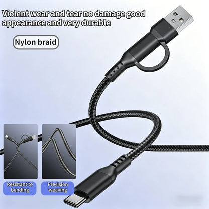 60w C To C Line Two-In-One Charging Cable USB To Type-c 1m/3m Suitable For Mobile Phones And Tablets Fast Charging Data Cable
