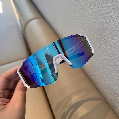Oversized Outdoor Cycling Sunglasses UV Protect Glasses Bike Eyeglasses Sun Shades Sports Fishing Glasse Goggles UV400