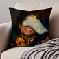 Pop Music M-Michael Jackson Cushion Cover Pillowcase Anti-dustmite Invisible Zipper Short Plush Sofa Cushion