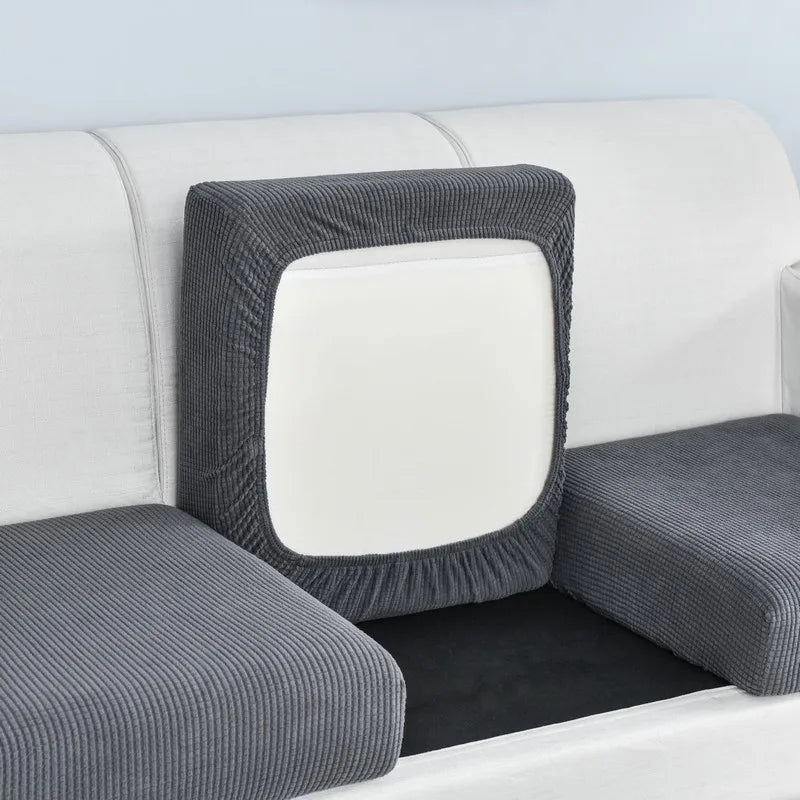 Polar Fleece Sofa Seat Cushion Cover Elastic Sofa Covers for Living Room Pet Kids Mat Chair Cover Furniture Protector 10 Sizes