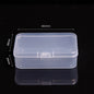 Multifunctional Acrylic Card Storage Box 12x10.5cm Display Card Case Holds 400 Postcards With 2 Compartments For Postcard/Photos