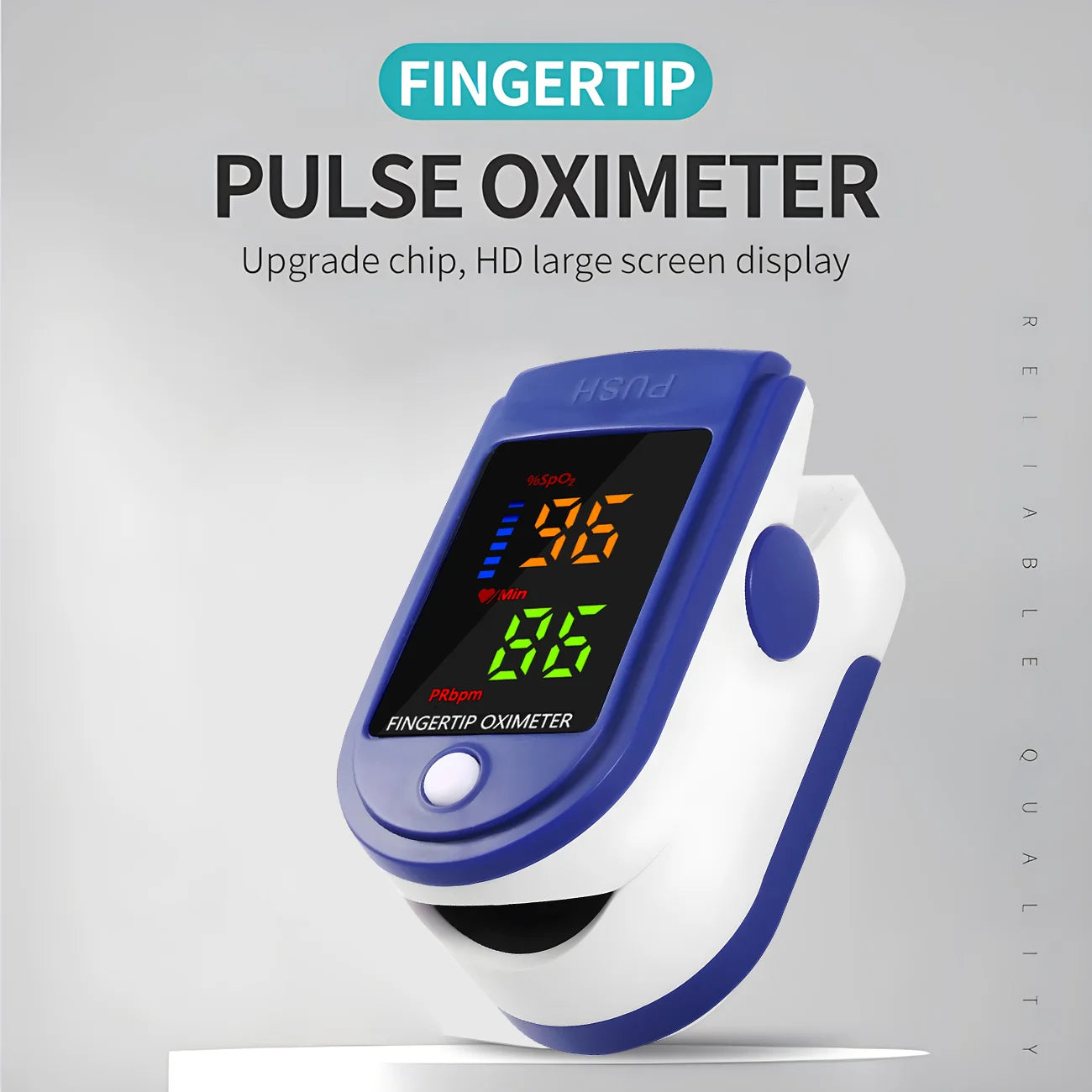Oximeter Portable Fingertip Pulse Blood Oxygen Saturation Monitor With Lcd Display Fingertip Oximeter Testing SpO2 Health Care