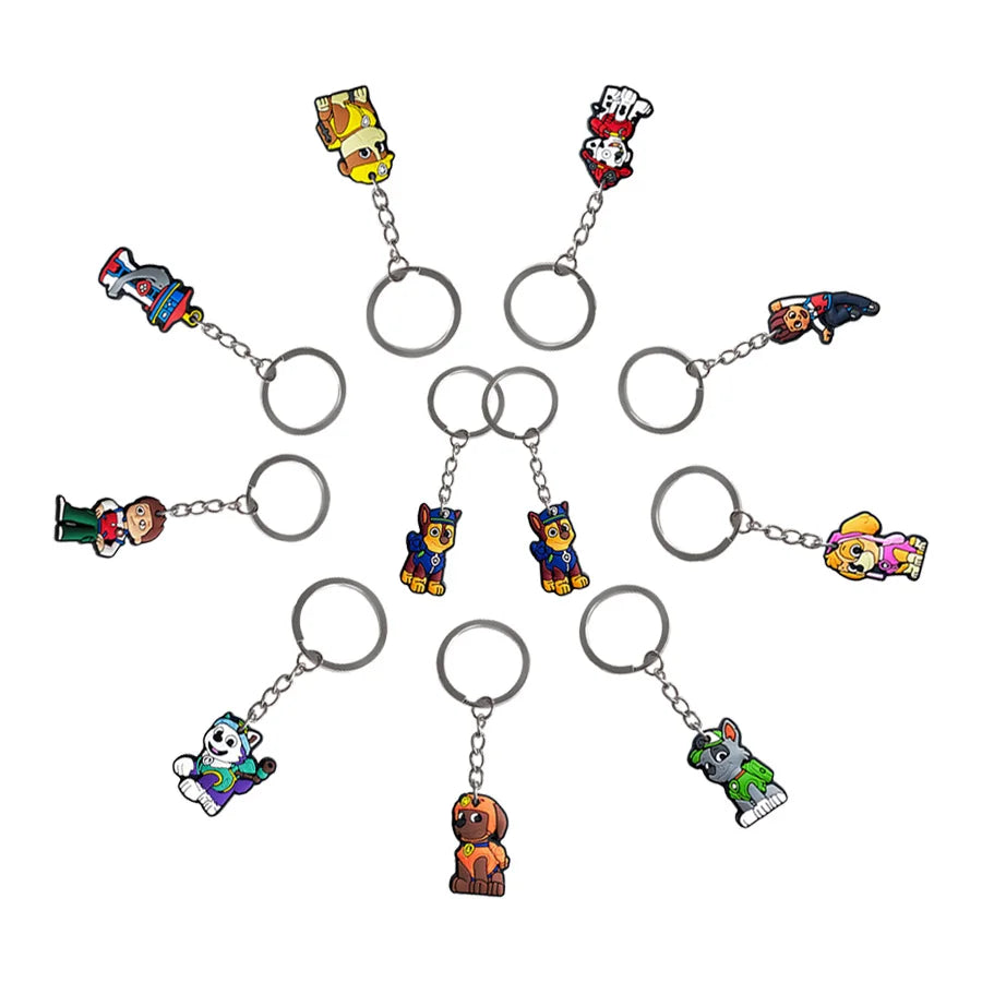 Paw Patrol Party Favors Slap Bracelet Stamps Keychains Gift Bag Stickers Birthday Party Decoration Christmas Stocking Fillers