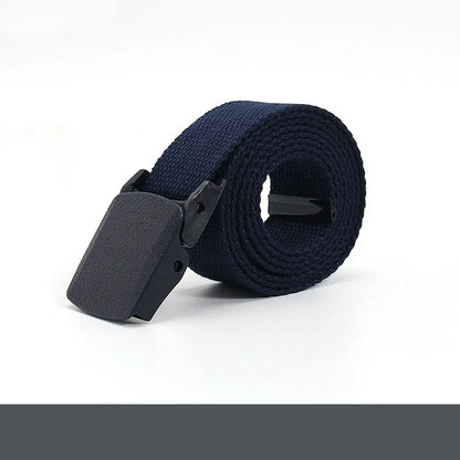 Colorful Canvas Tactical Belt Unisex Fashion Casual Luxury Trend Jeans Accessories Youth Nylon Girdle Cute Kids Hunting Belt