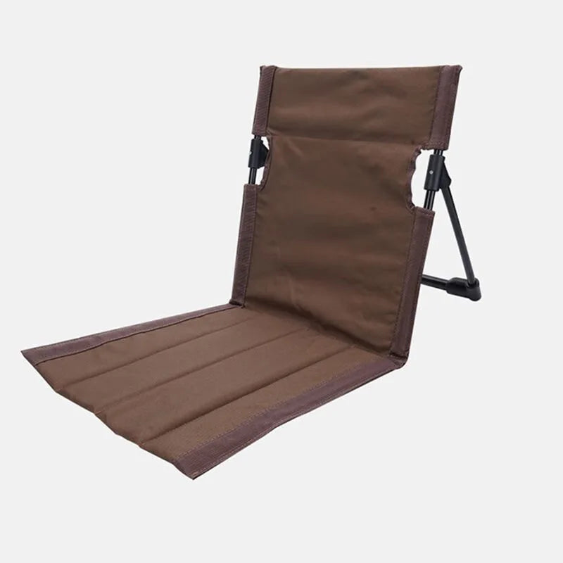 Foldable Camping Chair Outdoor Garden Park Single Lazy Chair Backrest Cushion Picnic Camping Folding Back Chair Beach Chairs