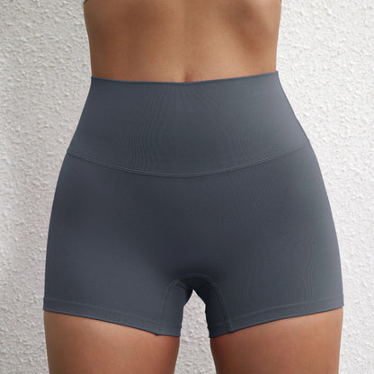 Sexy Solid Color Women Fitness Sport Short High Waist Athletic Yoga Short Leg Cycling Comprehensive Training Jogging Squat Proof