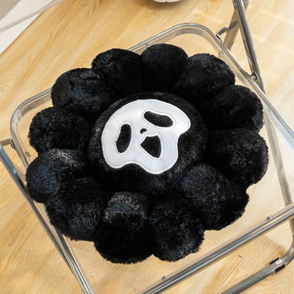 Flower Pillow Cushion Office Chair Ghost Devil Sunflower Plush Pillow Plant Petal Cushion Stuffed Toys for Girls Home Decor Gift