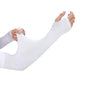 UV  Ice Silk Hand Protector Cover Long Gloves Sunscreen Half Finger Sleeves For Sunbathing Hiking Summer